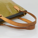 LOUIS VUITTON Monogram Vernis Houston Hand Bag Baby Blue M91005 LV Auth 139736-7