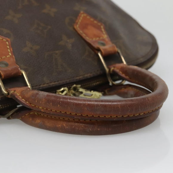 LOUIS VUITTON Monogram Alma Hand Bag M51130 LV Auth 139740