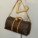 LOUIS VUITTON Monogram Keepall Bandouliere 60 Boston Bag M41412 LV Auth 139748-24