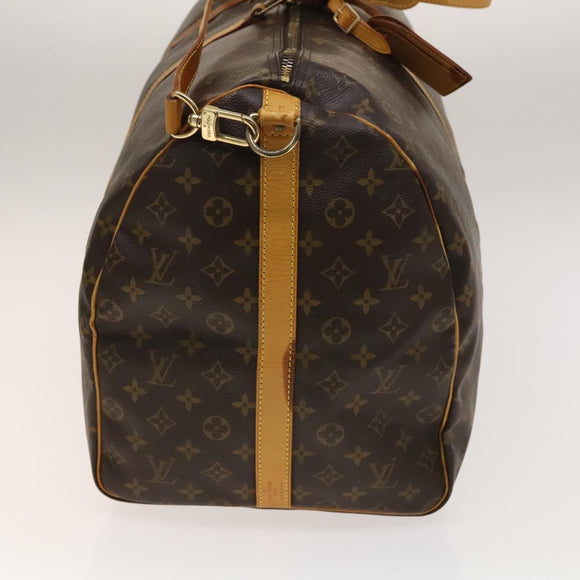 LOUIS VUITTON Monogram Keepall Bandouliere 60 Boston Bag M41412 LV Auth 139748