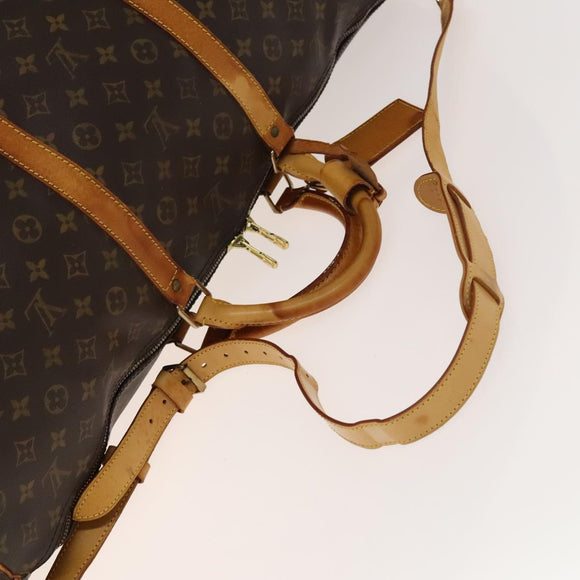 LOUIS VUITTON Monogram Keepall Bandouliere 60 Boston Bag M41412 LV Auth 139748