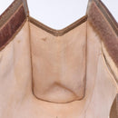 GUCCI GG Supreme Web Sherry Line Clutch Bag PVC Beige Gold 89 01 033 Auth 139749-18