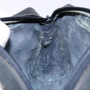 GUCCI GG Supreme Sherry Line Clutch Bag PVC Navy Gold Red Auth 139750-17