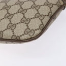 GUCCI GG Supreme Web Sherry Line Shoulder Bag PVC Beige 68 02 047 Auth 139751-10