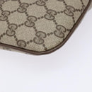 GUCCI GG Supreme Web Sherry Line Shoulder Bag PVC Beige 68 02 047 Auth 139751-17