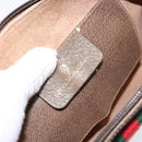 GUCCI GG Supreme Web Sherry Line Shoulder Bag PVC Beige 68 02 047 Auth 139751-16