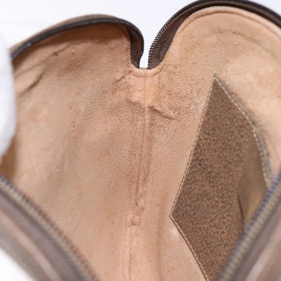 GUCCI GG Supreme Web Sherry Line Shoulder Bag PVC Beige 68 02 047 Auth 139751