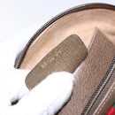 GUCCI GG Supreme Web Sherry Line Shoulder Bag PVC Beige 68 02 047 Auth 139751-21