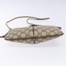 GUCCI GG Supreme Web Sherry Line Shoulder Bag PVC Beige 68 02 047 Auth 139751-9