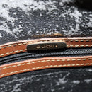 GUCCI Shoulder Bag Leather Black Auth 139755-10