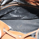 GUCCI Shoulder Bag Leather Black Auth 139755-11