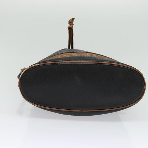 GUCCI Shoulder Bag Leather Black Auth 139755