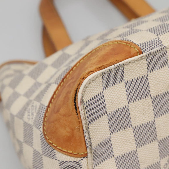 LOUIS VUITTON Damier Azur Hampstead PM Tote Bag N51207 LV Auth 139756