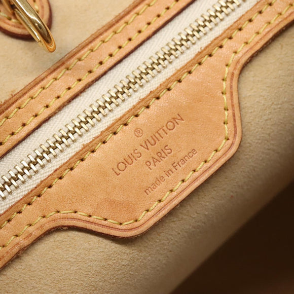 LOUIS VUITTON Damier Azur Hampstead PM Tote Bag N51207 LV Auth 139756