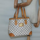 LOUIS VUITTON Damier Azur Hampstead PM Tote Bag N51207 LV Auth 139756-21