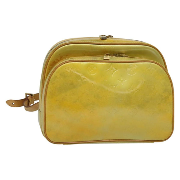 LOUIS VUITTON Monogram Vernis Marley Backpack Gris M91038 LV Auth 139758