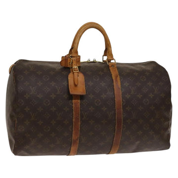 LOUIS VUITTON Monogram Keepall 50 Boston Bag M41426 LV Auth 139763