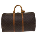LOUIS VUITTON Monogram Keepall 50 Boston Bag M41426 LV Auth 139763-2