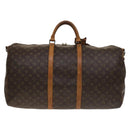 LOUIS VUITTON Monogram Keepall Bandouliere 60 Boston Bag M41412 LV Auth 139764-2
