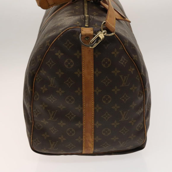 LOUIS VUITTON Monogram Keepall Bandouliere 60 Boston Bag M41412 LV Auth 139764