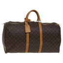 LOUIS VUITTON Monogram Keepall 55 Boston Bag M41424 LV Auth 139769-1