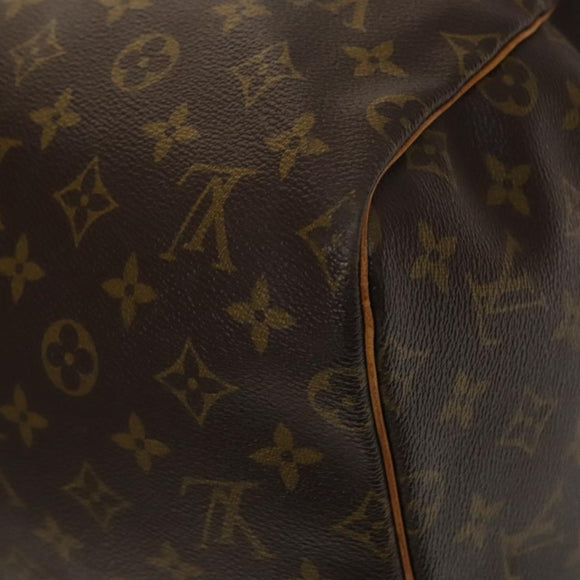 LOUIS VUITTON Monogram Keepall 55 Boston Bag M41424 LV Auth 139769