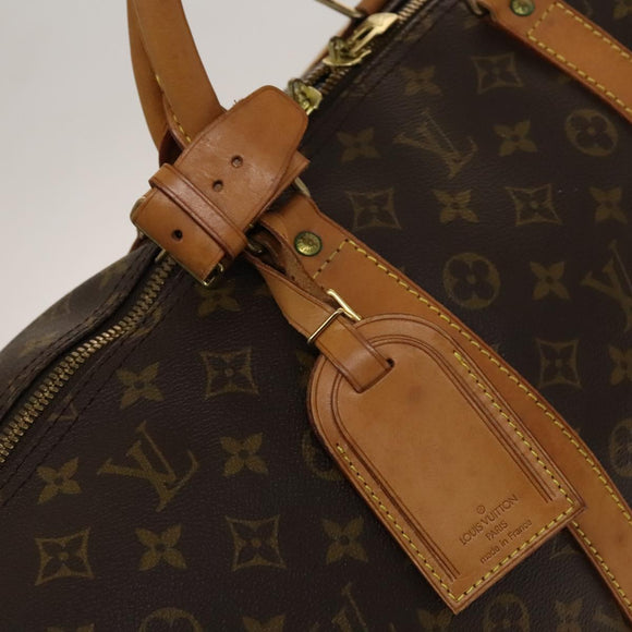 LOUIS VUITTON Monogram Keepall 55 Boston Bag M41424 LV Auth 139769