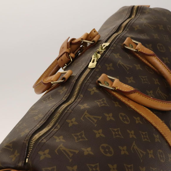 LOUIS VUITTON Monogram Keepall 55 Boston Bag M41424 LV Auth 139769