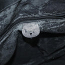 GUCCI GG Canvas Shoulder Bag Black Gold Auth 139771-16