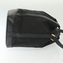 GUCCI GG Canvas Shoulder Bag Black Gold Auth 139771-4