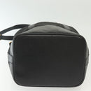 GUCCI GG Canvas Shoulder Bag Black Gold Auth 139771-9