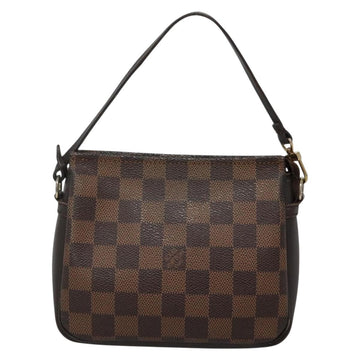 LOUIS VUITTON Damier Ebene Trousse Makeup Pouch N51982 LV Auth 139776 - 0
