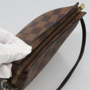 LOUIS VUITTON Damier Ebene Trousse Makeup Pouch N51982 LV Auth 139776-6