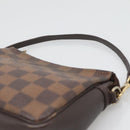 LOUIS VUITTON Damier Ebene Trousse Makeup Pouch N51982 LV Auth 139776-8