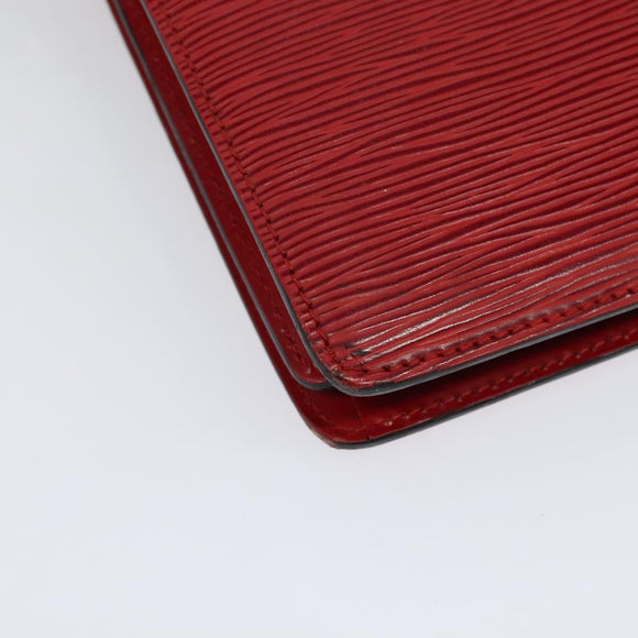 LOUIS VUITTON Epi Capuchin Shoulder Bag Red M52347 LV Auth 139777