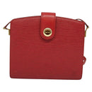 LOUIS VUITTON Epi Capuchin Shoulder Bag Red M52347 LV Auth 139777-13