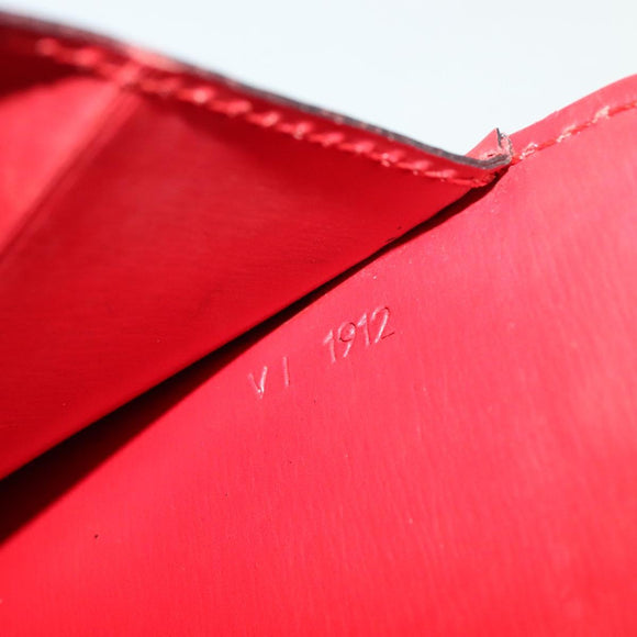 LOUIS VUITTON Epi Capuchin Shoulder Bag Red M52347 LV Auth 139777