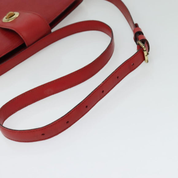 LOUIS VUITTON Epi Capuchin Shoulder Bag Red M52347 LV Auth 139777