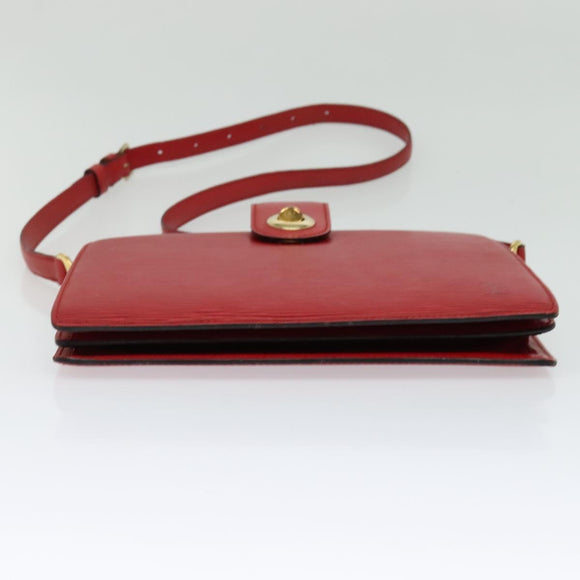 LOUIS VUITTON Epi Capuchin Shoulder Bag Red M52347 LV Auth 139777