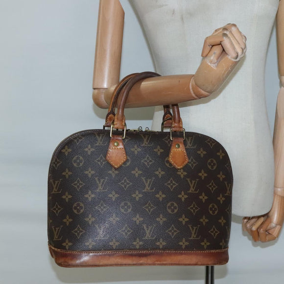 LOUIS VUITTON Monogram Alma Hand Bag M51130 LV Auth 139784