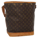 LOUIS VUITTON Monogram Noe Shoulder Bag M42224 LV Auth 139786-1