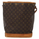 LOUIS VUITTON Monogram Noe Shoulder Bag M42224 LV Auth 139786-3