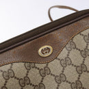 GUCCI GG Supreme Web Sherry Line Shoulder Bag PVC Beige 97 02 068 Auth 139795-15