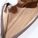 GUCCI GG Supreme Web Sherry Line Shoulder Bag PVC Beige 97 02 068 Auth 139795-19