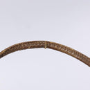 GUCCI GG Supreme Web Sherry Line Shoulder Bag PVC Beige 97 02 068 Auth 139795-9