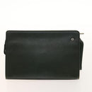 BURBERRY Nova Check Bag Nylon Leather 2Set Beige Green Auth 139805-3