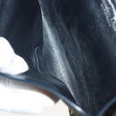 Christian Dior Trotter Canvas Chain Shoulder Bag Navy Gold Auth 139814-18