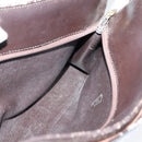 Christian Dior Trotter Canvas Shoulder Bag Beige Gold Auth 139815-16