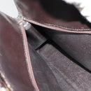 Christian Dior Trotter Canvas Shoulder Bag Beige Gold Auth 139815-17