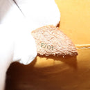 CELINE Macadam Canvas Shoulder Bag PVC Leather Brown Gold Auth 139816-21